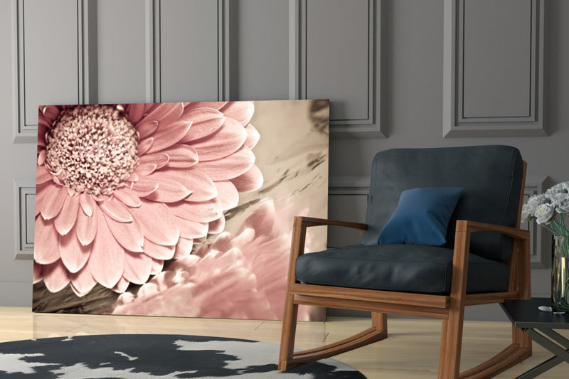 Flower Glass Wall Art