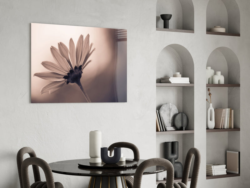 Flower Glass Wall Art