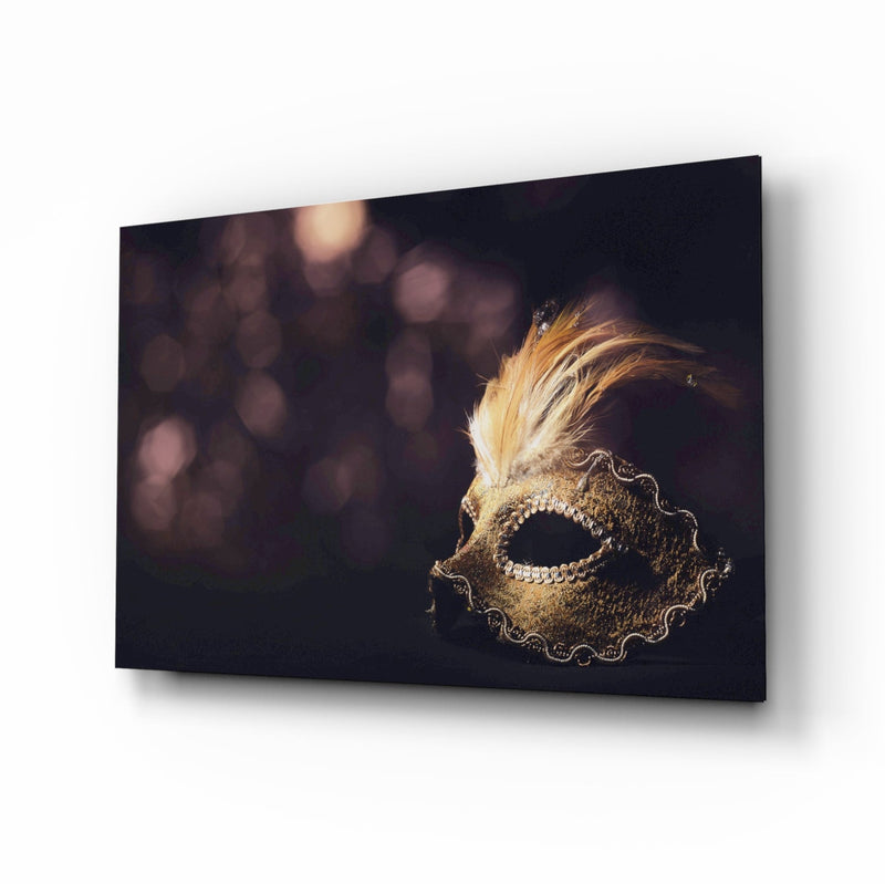 Venetian Mask Glass Wall Art