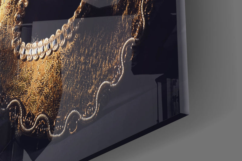 Venetian Mask Glass Wall Art