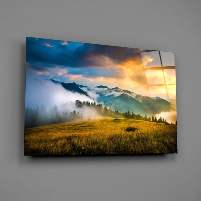 Mountain Glass Wall Art