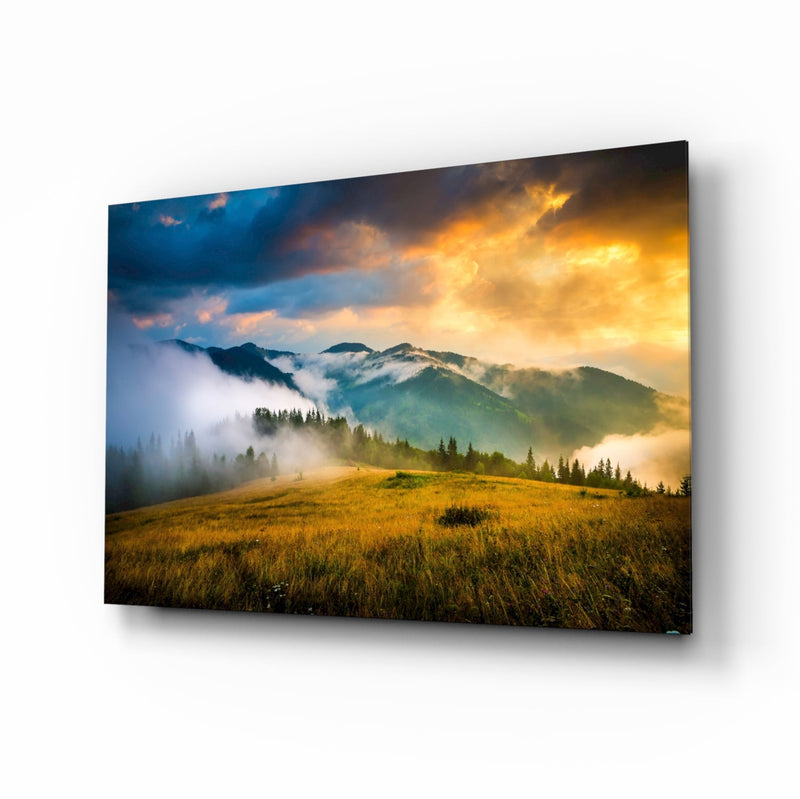Mountain Glass Wall Art