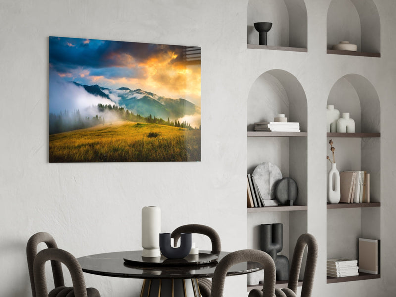 Mountain Glass Wall Art