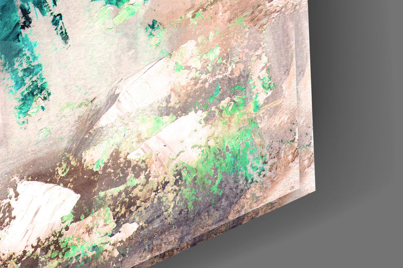 Female (Green) Glass Wall Art