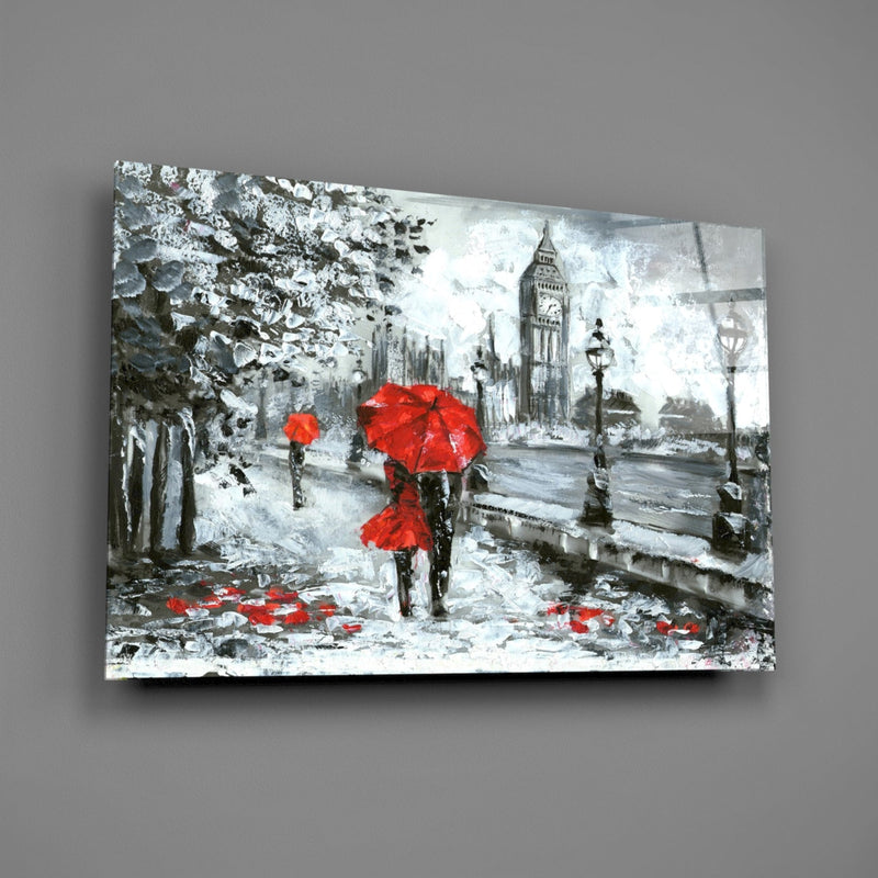 London Glass Wall Art