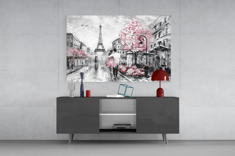 Paris Glass Wall Art