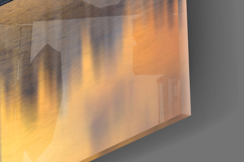 Downtown Glass Wall Art