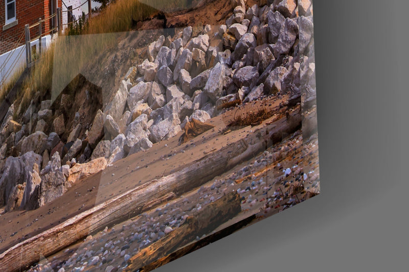 Lighthouse Glass Wall Art