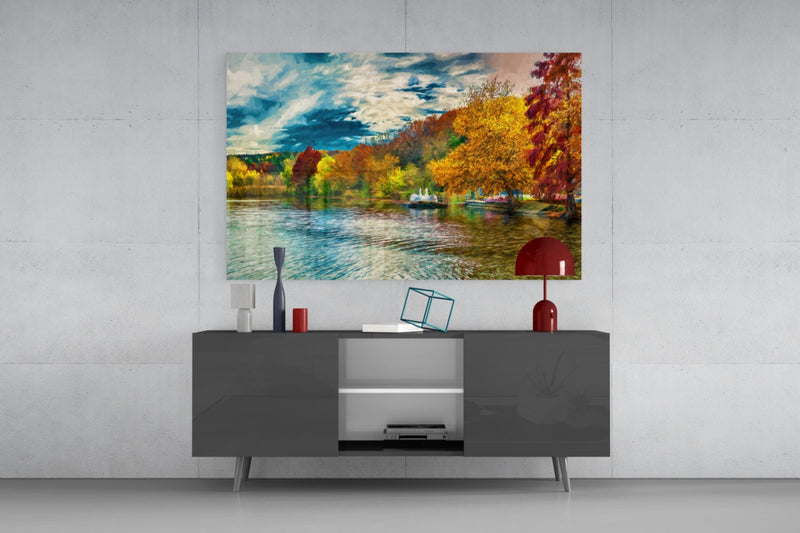 Lake Glass Wall Art