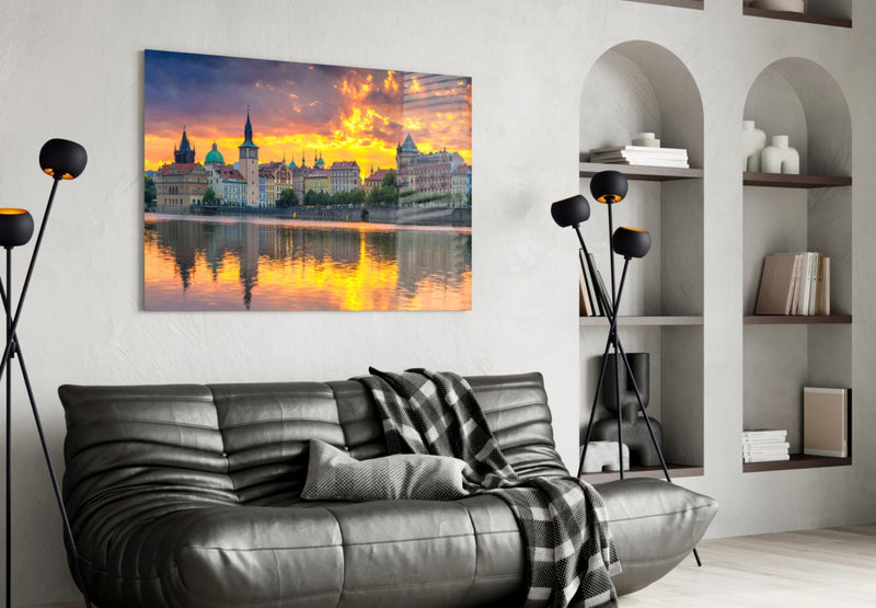 Prague Glass Wall Art
