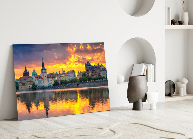 Prague Glass Wall Art