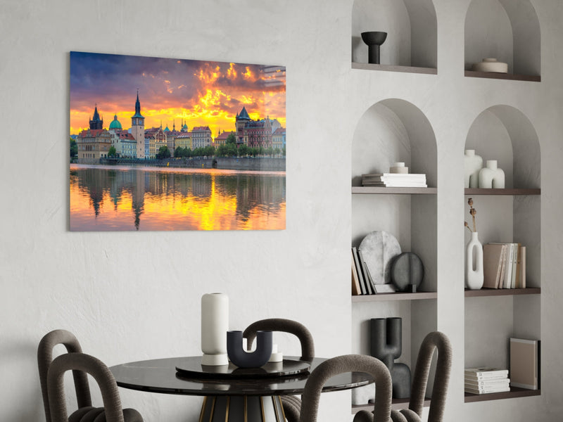 Prague Glass Wall Art
