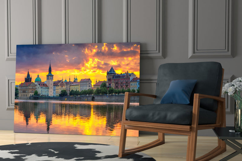 Prague Glass Wall Art