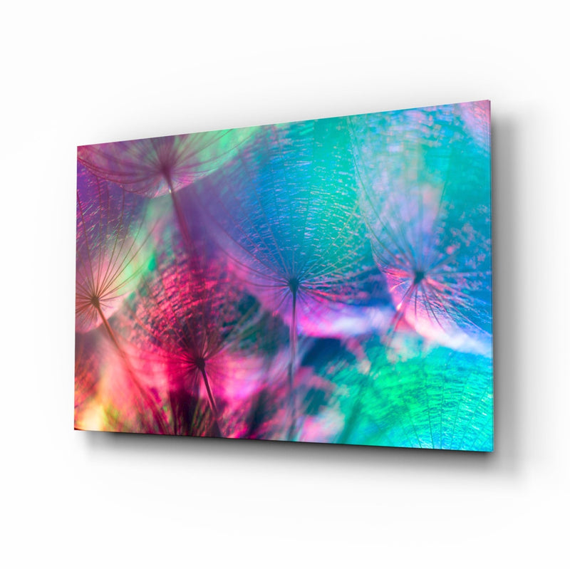 Dandelion Glass Wall Art