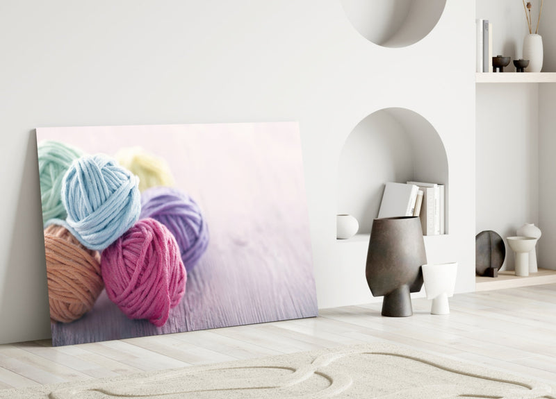 Balls of Rope Glass Wall Art