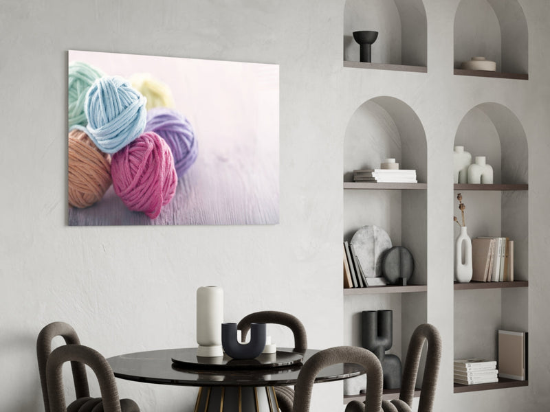 Balls of Rope Glass Wall Art