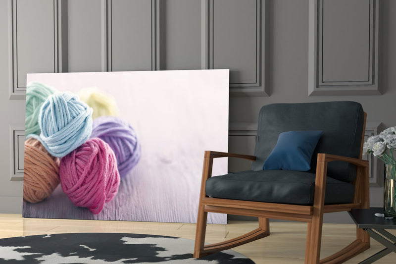 Balls of Rope Glass Wall Art