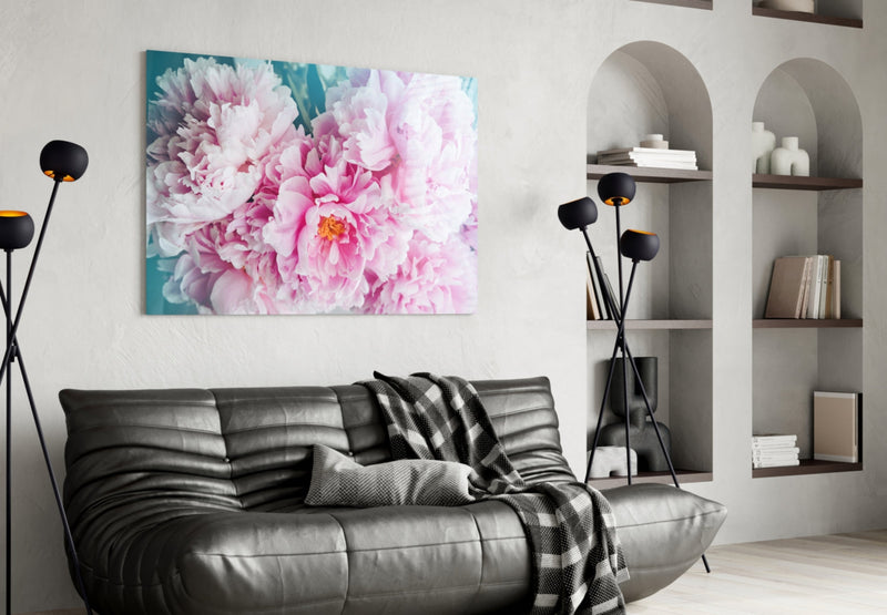 Flower Glass Wall Art