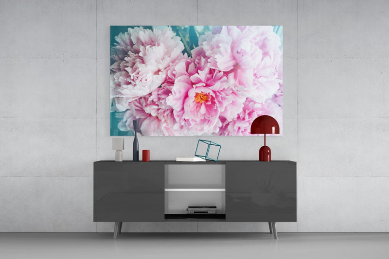 Flower Glass Wall Art