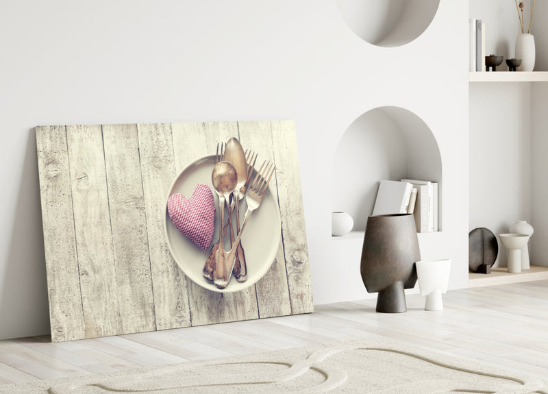 Heart Glass Wall Art