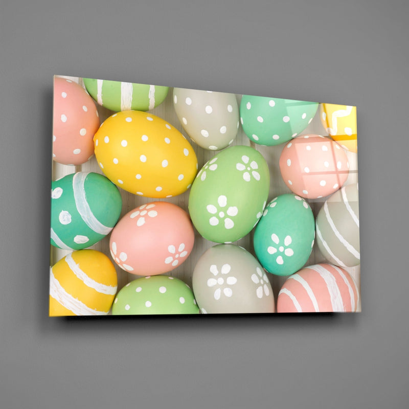 Eggs Glass Wall Art