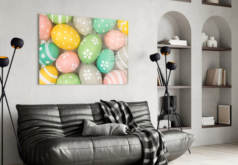 Eggs Glass Wall Art