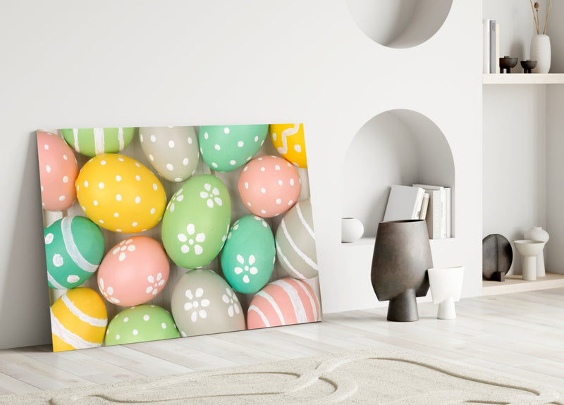 Eggs Glass Wall Art
