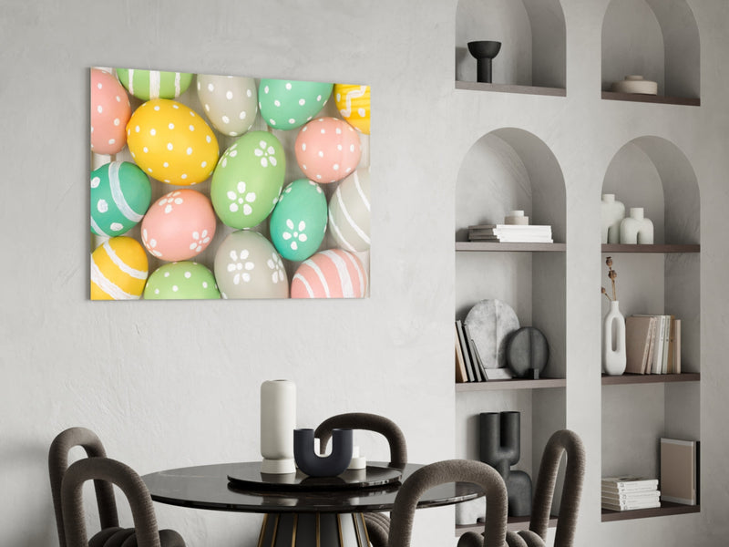 Eggs Glass Wall Art