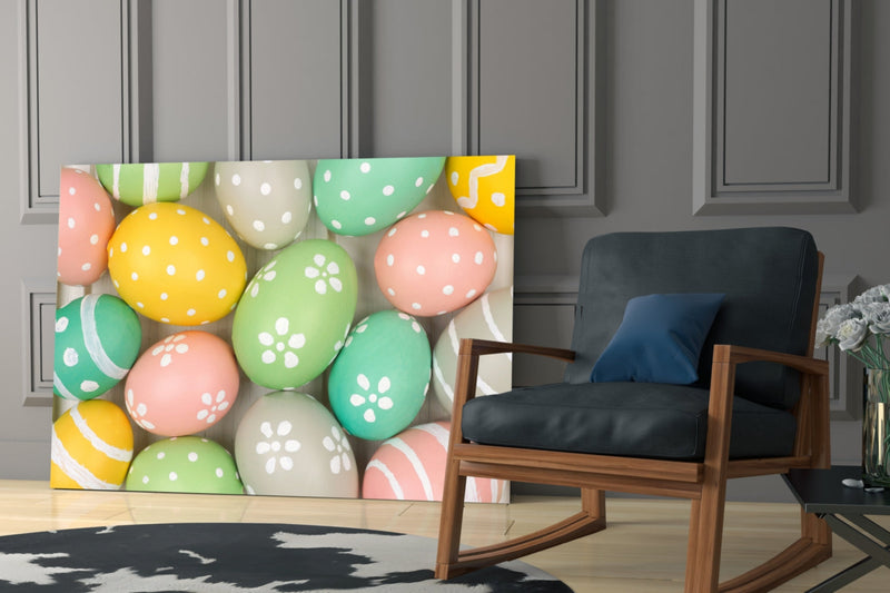 Eggs Glass Wall Art