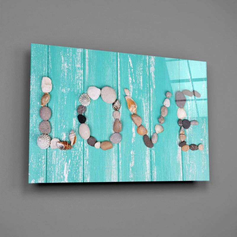 Love Glass Wall Art