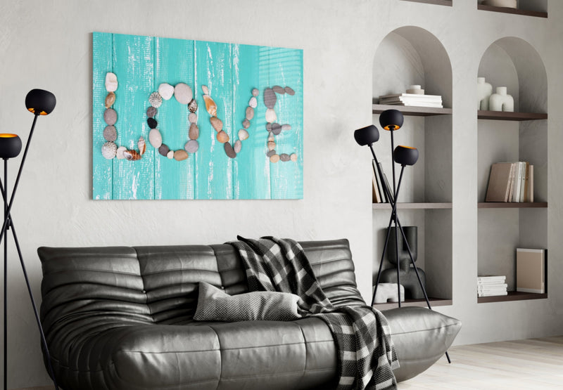 Love Glass Wall Art
