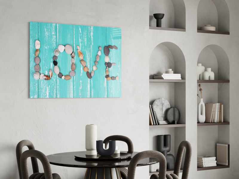 Love Glass Wall Art