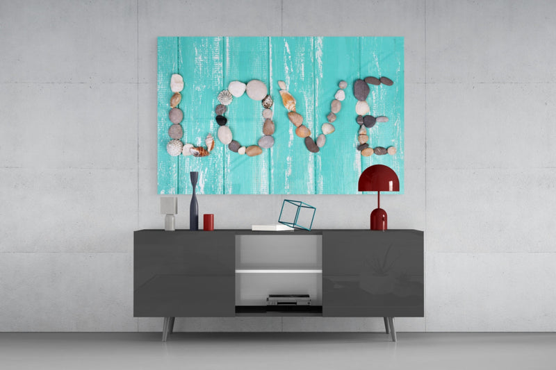 Love Glass Wall Art