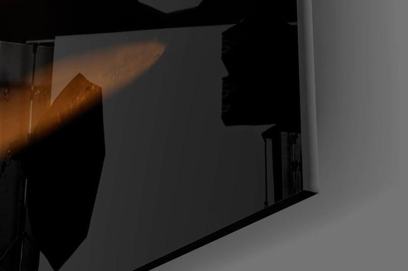 Candle Glass Wall Art