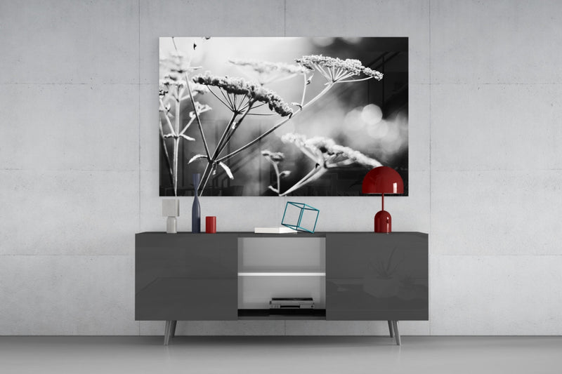 Flower Glass Wall Art