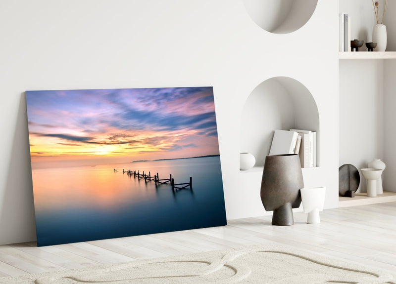 Sunset Glass Wall Art