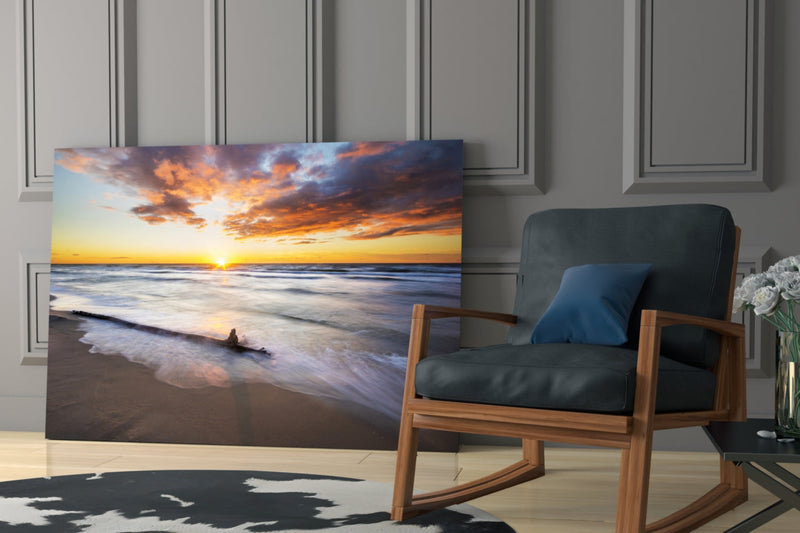 Sunset Glass Wall Art