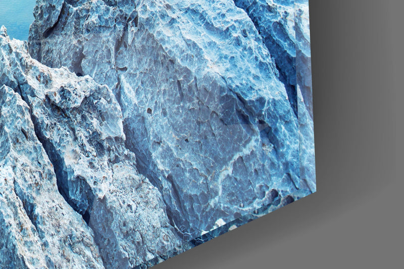 Red Sunset Glass Wall Art