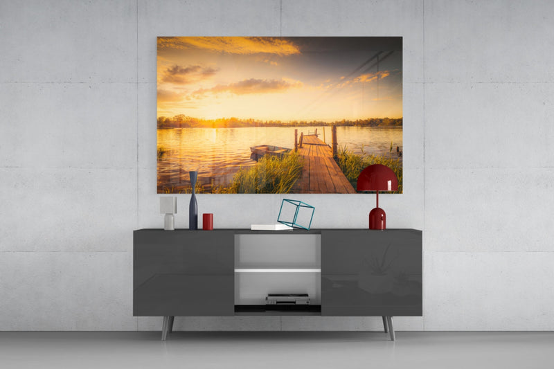 Dock Glass Wall Art