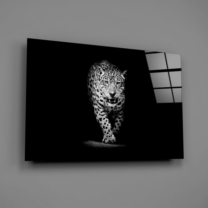 Leopard Glass Wall Art