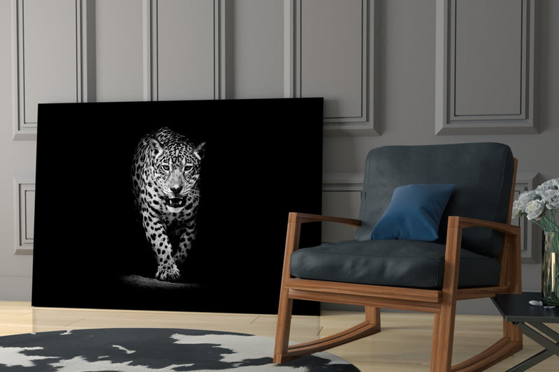 Leopard Glass Wall Art