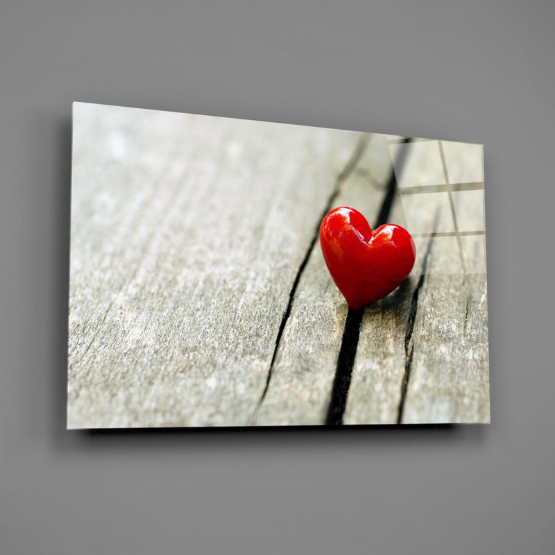 Heart Glass Wall Art