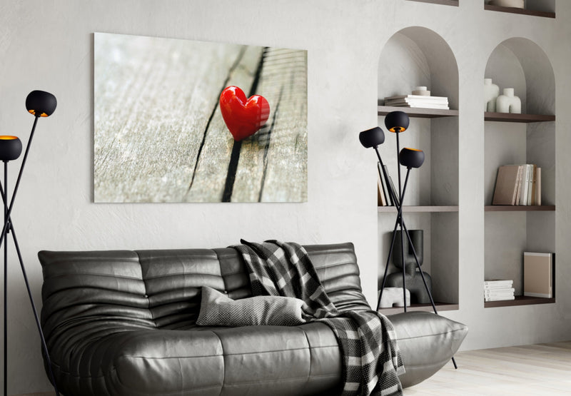 Heart Glass Wall Art