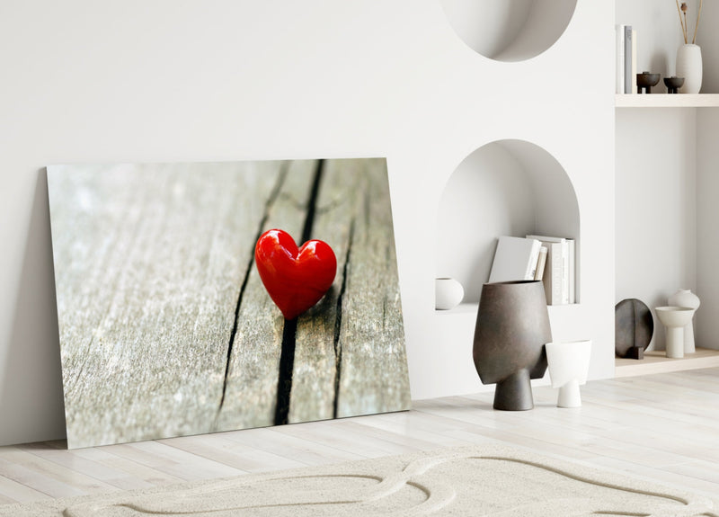 Heart Glass Wall Art