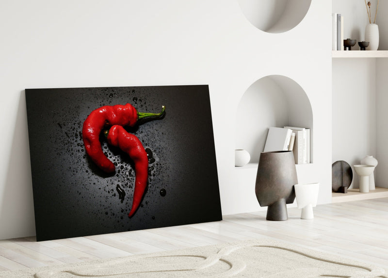 Red Pepper Glass Wall Art