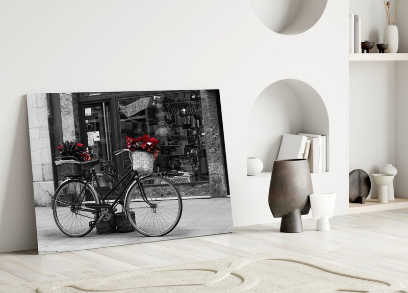 Bicycle Glass Wall Art