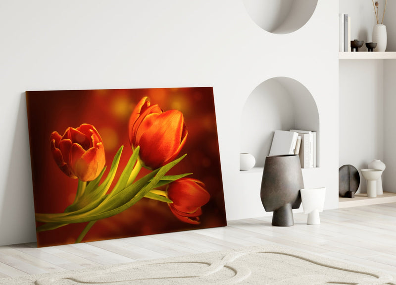 Flower Glass Wall Art