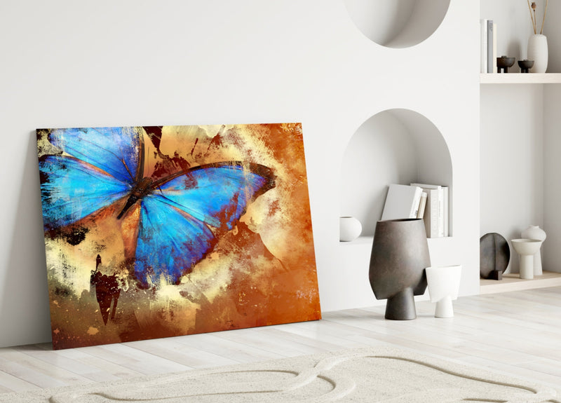 Butterfly Glass Wall Art