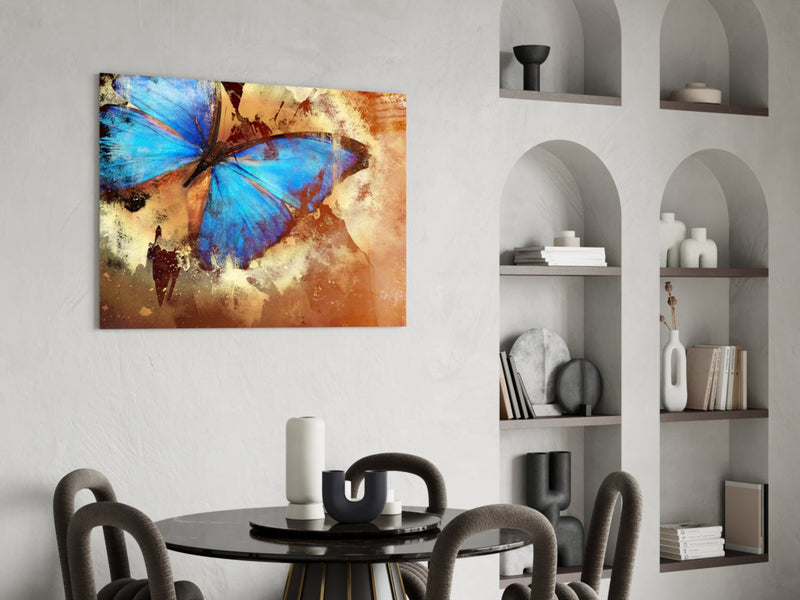 Butterfly Glass Wall Art