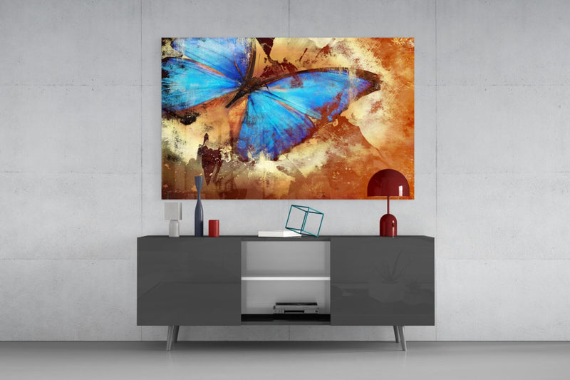 Butterfly Glass Wall Art